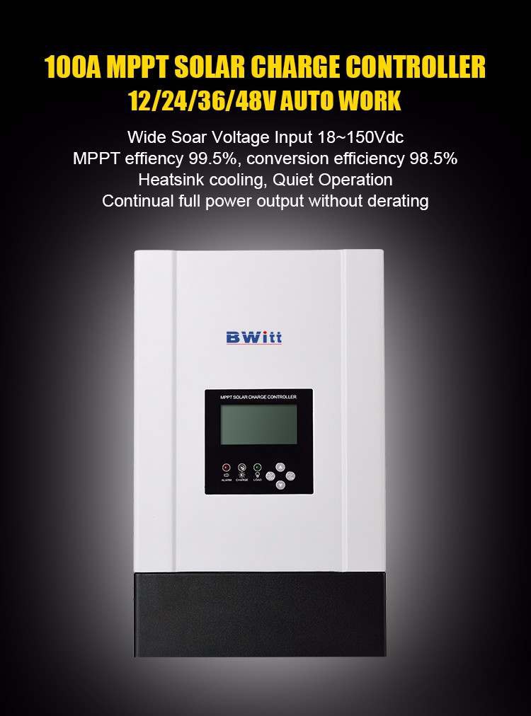 Bwitt 4KW Solar System Inverter 50A 12/24/36V/48V Auto work Solar Charge Controller on off grid electric power inverter